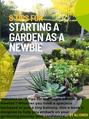 cover image of 8 Tips for Starting a Garden as a Newbie